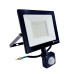 LED прожектор з датчиком руху 50Вт SMD5730, холодний білий 6500К, 4500 Лм 
