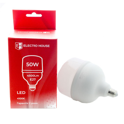LED лампа T140 50Вт E27 4100К 4500 Лм 180-260 В