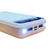 Power Bank 20000 mAh з ліхтариком type-c білий