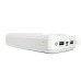 Power Bank 20000 mAh з ліхтариком type-c білий