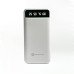 Power Bank 20000 mAh з ліхтариком type-c білий