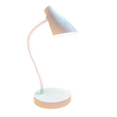 LED світильник настільний акумуляторний конусний, білий
