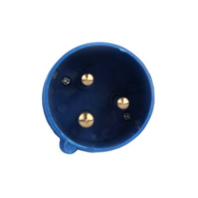Вилка силова 3x32 2P+PE, 32 A , 220-250 В, IP44 