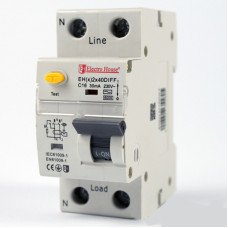 Дифф. автомат  40A 1p+N  (2 модулі) 230-240 В  4.5кА
