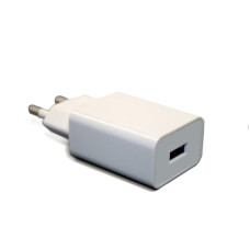 Блок живлення USB type A білий