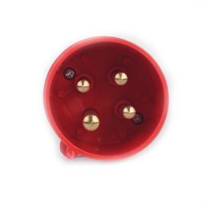 Вилка силова 4x16 3P+PE, 16А, 380-415 В, IP44 