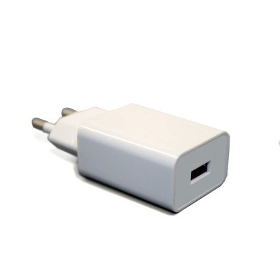 Блок живлення USB type A білий