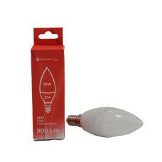 LED лампа С37  10Вт E14  4100К 900 Лм  165-265 В