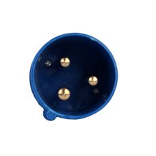Вилка силова 3x16 2P+PE, 16А, 220-250 В, IP44