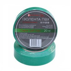 Ізоляційна стрічка ПВХ  Soft Flex 20 м, зелений
