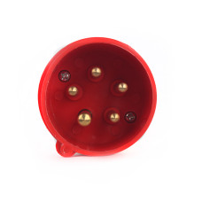 Вилка силова 5x16 3P+PE+N, 16А, 380-415 В, IP44