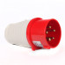 Вилка силова 5x16 3P+PE+N, 16А, 380-415 В, IP44 