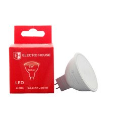 LED лампа MR16  8Вт GU5.3 4100К 720 Лм 165-265 В