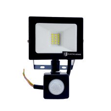 LED прожектор з датчиком руху 10Вт SMD5730, холодний білий 6500К, 900 Лм