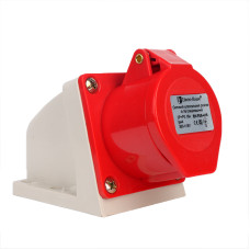Роз'єм силовий штепсельний стаціонарний 4x16 3P+PE, 16А, 380-415 В, IP44