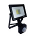 LED прожектор з датчиком руху 20Вт SMD5730, холодний білий 6500К, 1800 Лм 