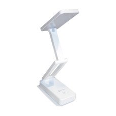 LED світильник настільний розкладний акумуляторний 5Вт, 3CCT, білий