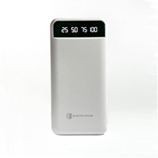 Power Bank 10000 mAh з ліхтариком type-c білий
