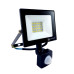 LED прожектор з датчиком руху 30Вт SMD5730, холодний білий 6500К, 2700 Лм 