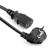 Кабель питания Schuko PC-186 CEE7/7-C13, 3.0M, 0.5mm, OEM (евровилка) Q15