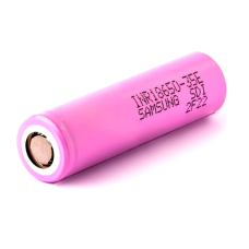 Акумулятор 18650 Li-Ion Samsung INR18650-35E, 3500mAh, 8A, 4.2 / 3.6 / 2.5V, PINK