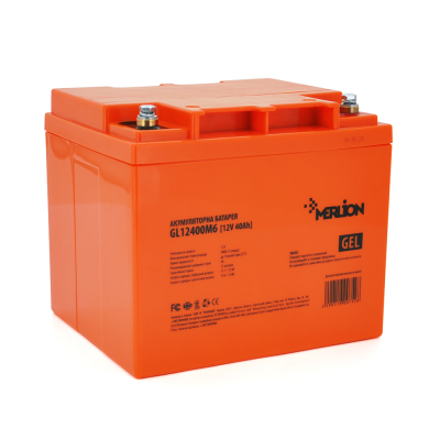 
					Акумуляторна батарея MERLION GL12400M6 12 V 40 Ah ( 198 x 165 x 170  ) Orange Q1