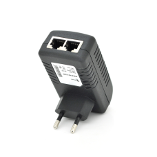 POE інжектор RITAR RT-PIN-18 / 18EU, 18V 1A (18Вт) з портами Ethernet 10/100 Мбіт / с, EU PLUG