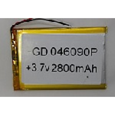 
					Літій-полімерний акумулятор 4 * 60 * 90mm (Li-ion 3.7В 3500мА·ч)