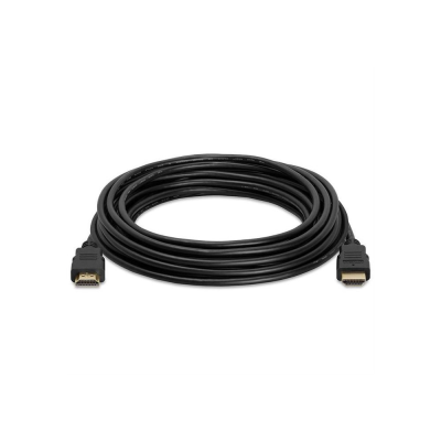 
					Кабель Merlion HDMI-HDMI HIGH SPEED 5.0m, v1.4, OD-7.5mm, круглий Black, коннектор Black, (Пакет) Q80