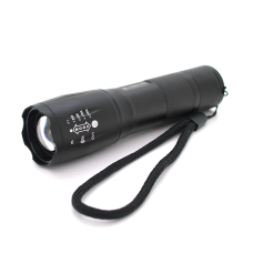 Ліхтар ручний BAILONG BL-1831-T6, 1LED Cree XM-L T6, 3W, 3 режими, ZOOM, 18650/1400mah (перехідник 3*AAA), Black, IP40, СЗУ, 123х30х21мм, BOX
