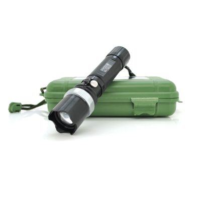
					Ліхтарик Bailong BL-8628-S-XPE, Q5 Cree, 3 реж., Zoom, корпус-алюміній, водостійкий, ударостійкий, 18650 ак-тор, Waterproof Case