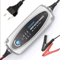 Автоматичне ЗУ 3 в 1 для акумулятора 6V (2-20Ah) / 12V (24-100Ah) (MF, WET, AGM, GEL), FOXSUR FBC1236, 100-240V, Струм заряду 6V / 0.8A, 12V / 3.6A, крокодили