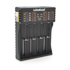 ЗП універсальний Liitokala lii-402, 4 канали, LCD дисплей, підтримує Li-ion, Ni-MH і Ni-Cd AA (R6), ААA (R03), AAAA, С (R14)