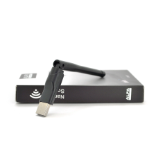 Бездротовий мережевий адаптер з антеною 10см Wi-Fi-USB LV-UW07, RT7601, 802.11bgn, 300MB, 2.4 GHz, WIN7 / XP / Vista / 2K / MAC / LINUX, Blister Q300