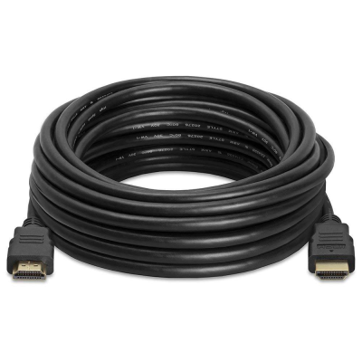 
					Кабель Merlion HDMI-HDMI HIGH SPEED 20m, v1.4, OD-7.5mm, круглий Black, коннектор Black, (Пакет) Q25