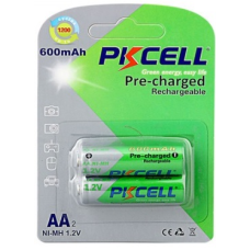 Акумулятор PKCELL 1.2V AA 600mAh NiMH Already Charged, 2 штуки в блістері ціна за блістер, Q12