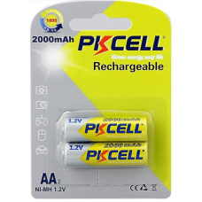 Акумулятор PKCELL 1.2V AA 2000mAh NiMH Rechargeable Battery, 2 штуки в блістері ціна за блістер, Q2