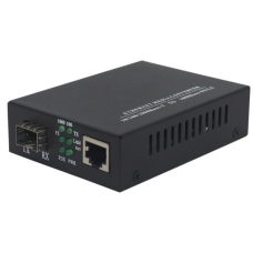 Медіаконвертер  під SFP модуль (IC + 175), 10M / 100M / 1000M, (0 +70 ° C), + блок живлення 5V 2A (євро вилка) Q10