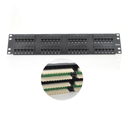 
					Патч-панель 48 порту UTP DUAL кат 5Е 19 