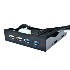 Контролер в відсік 3,5 "2xUSB3.0 + 2xUSB2,0, 4 порту, 20pin to 2 port USB 3.0
