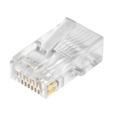 Конектор Merlion RJ-45 8P8C UTP Cat-6 (50 шт/уп.) для наскрізного підключення