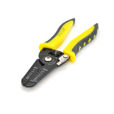
					Iнструмент для зачистки кабеля 7-1 Stripper YTH-5021, yellow, AWG22-10