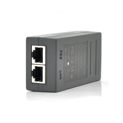 
					POE інжектор 48V 0.5A (24Вт) з портами Ethernet 10/100 Мбіт / с, без кабелю живлення