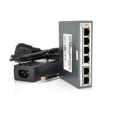 4х портовий PoE Гбіт комутатор ONV-POE33064P, 4xPoe1000Мбіт + 2х1000 Мбіт, IEEE802.3af / at, загальна потужність 65 Вт