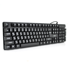 Комплект з підсвічуванням KR-6300TZ (KB + Mouse), USB, (Eng / Pyc), Box