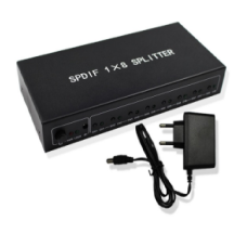 Цифровий оптичний роздільник звуку SPDIF / Toslink 1x8