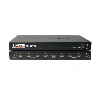 
					Активний HDMI спліттер 1 => 8 портів, 4K X 2K, 1080р, 1,4 версія, Box