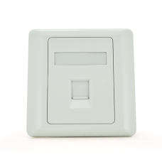 Рамка 86х86 під 1 модуль Keystone Jack RJ-45 кат.5e UTP, 1-port Q100