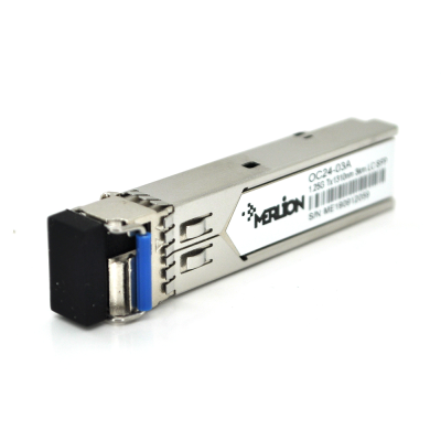 
					SFP модуль Merlion 1.25G 1310nm  3Km WDM LC