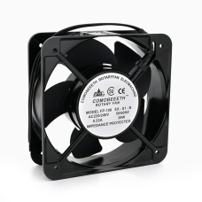 Кулер для охлождення серверних БП BT-220 15050B2H DC sleeve fan 2pin під пайку - 150*150*50мм, 220V / 0,22A, 2600об / хв